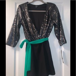 XOXO Sequin Jumpsuit NWT